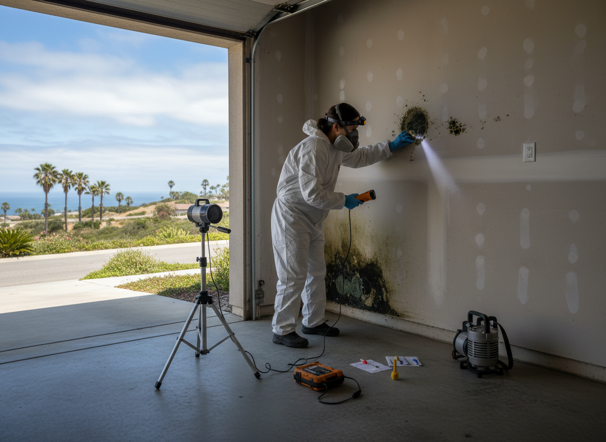 black mold inspection in Solana Beach